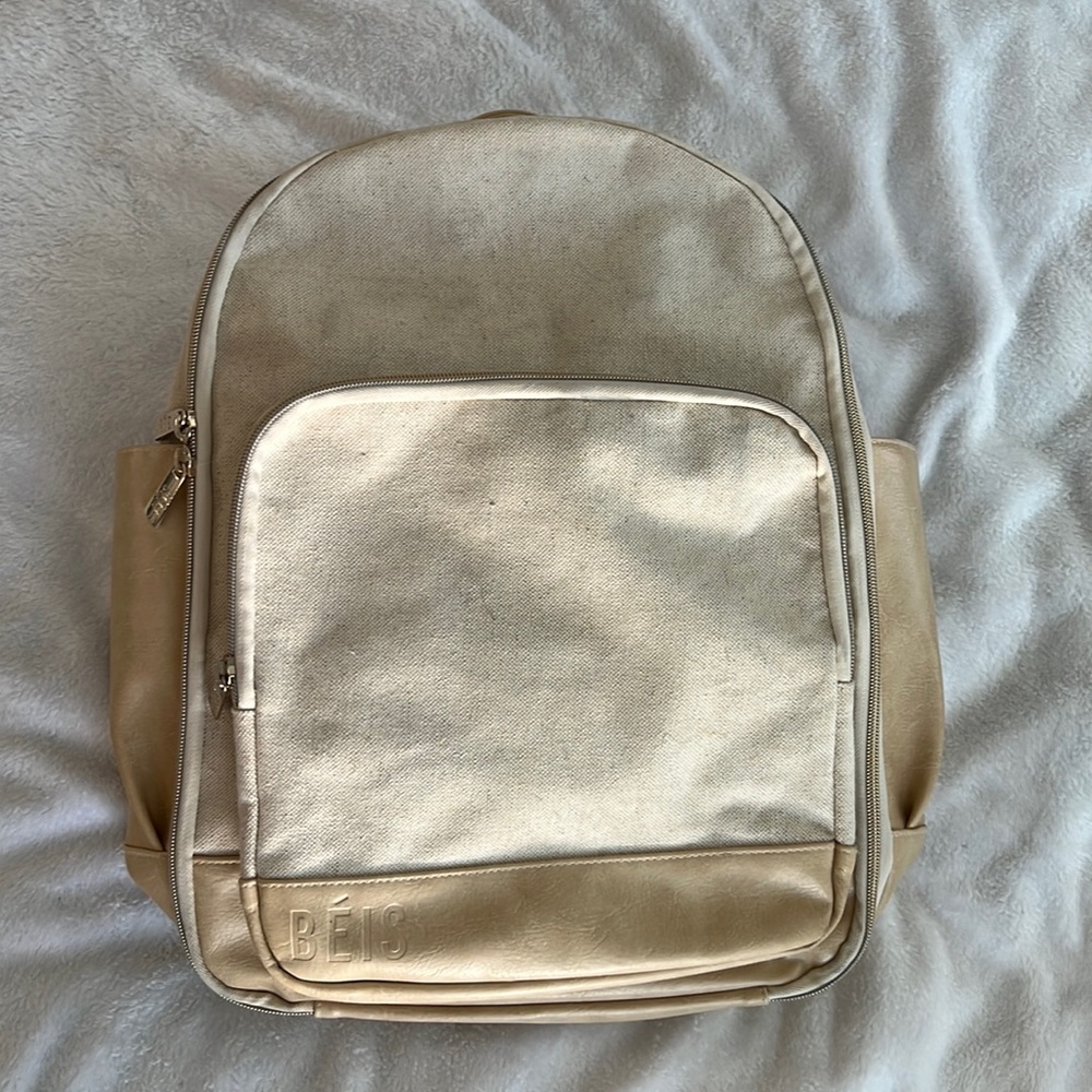 Beis Backpack in Beige